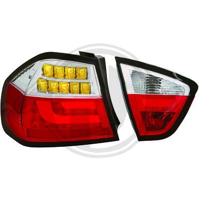 Feux arrière Full LED Blanc cristal pour BMW E46 Coupé de 1999 à