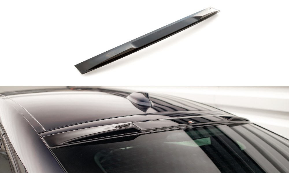 Aileron Arrière (spoiler) Pour BMW X6 G06 F16 E71 E72 (2008-2023) - Becquet De Toit En PVC Noir Brillant - Facile à Coller