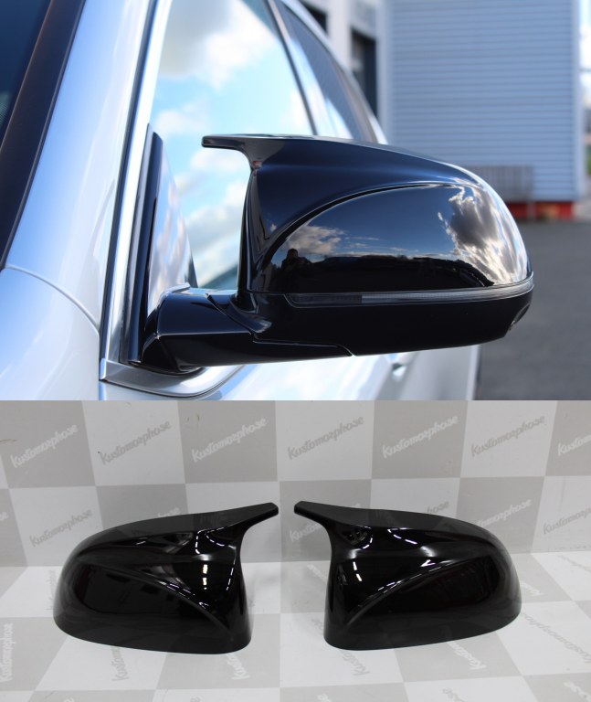 Coques de rétroviseurs Noir Brillant pour Audi A3 8P