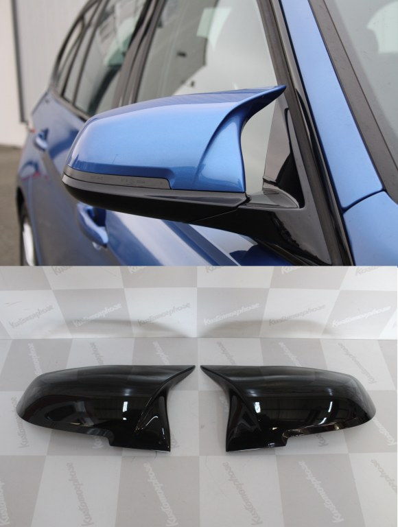 COQUES RÉTROVISEURS POUR BMW E92 E93 06-10 LOOK M3 NOIR BRILLANT