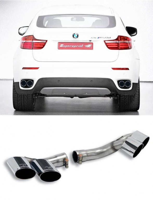 Embouts d'échappement BMW X6 pack M