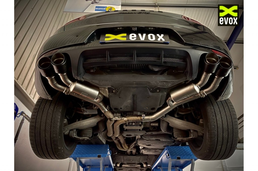EVOX Sorties de Silencieux d'Echappement en Carbone pour Porsche 991