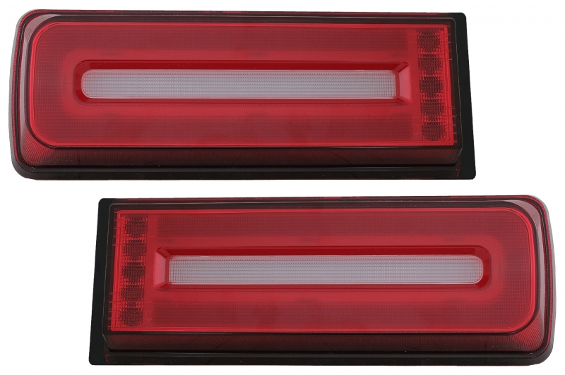 Feux-arrière-LED-dynamiques-rouge-fumée-pour-Mercedes-Classe-G-W463