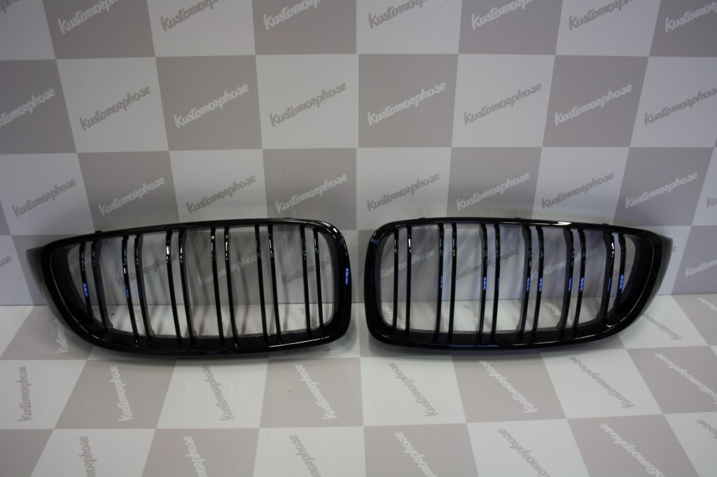 2 GRILLE DE CALANDRE OEM M4 F82 F83 CHROME NOIR BMW SERIE 4 F32 F33 F36