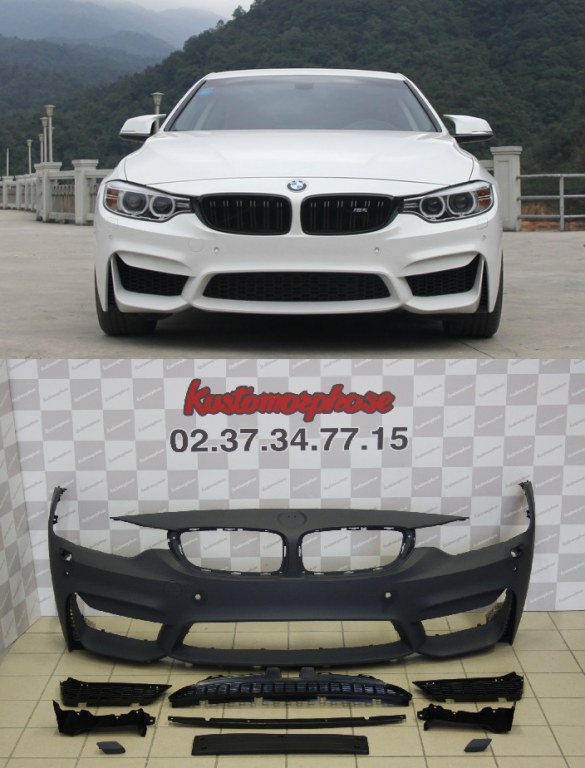 Grilles De Calandre pour BMW F32 F33 F36 F80 F82 Sport Style Noir