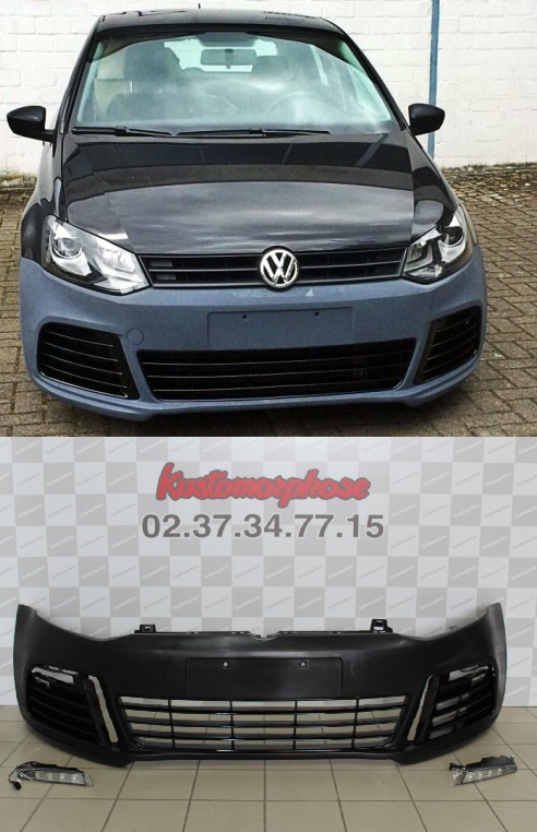 VW POLO 5 6R RAJOUT DE PARE CHOC / JUPE ARRIERE ( 2009-2014 )