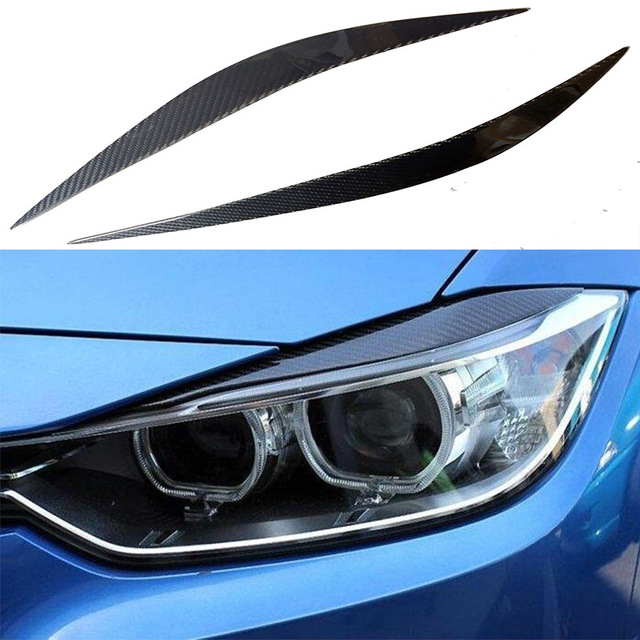 Autocollants Paupières De Phares Noirs Pour BMW Série 1 E87 E81 E82 E88 - Style Tuning, Protection Contre Rayures