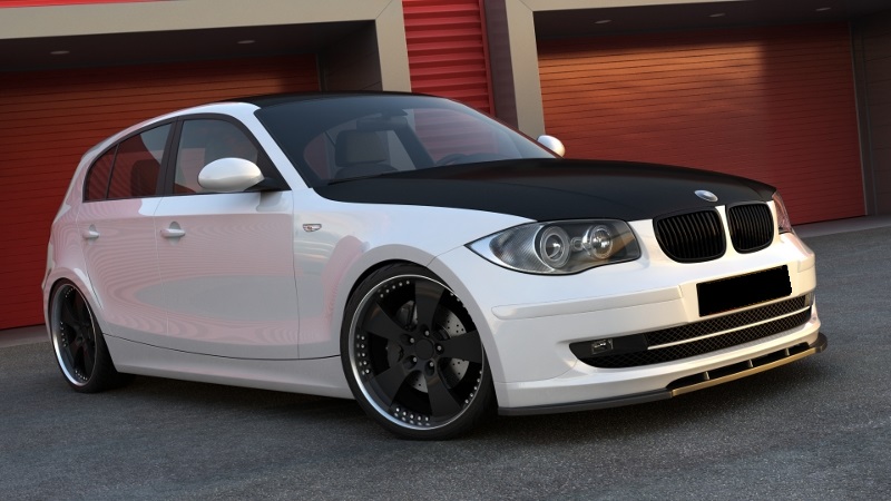 BMW e87 черная крыша