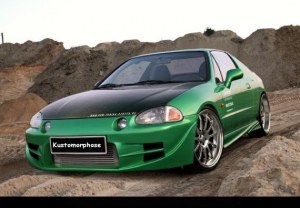 Bas de caisse HONDA CRX DEL SOL