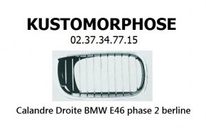 Calandre droite BMW E46 phase 2 Berline