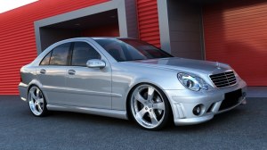 PARE CHOCS AVANT W203 LOOK C63 AMG