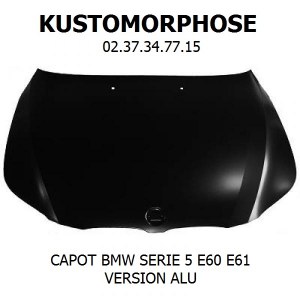 Capot BMW E60 Série 5 2003-2010 aluminium