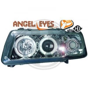 phares design, chrome A3 8L ANGEL EYES