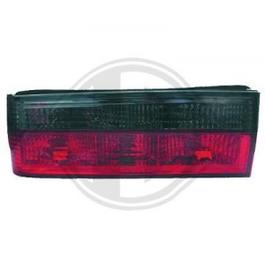 Kit de feux arrières, BMW E30 82-87 noir/rouge Phase 1