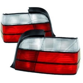feux arrières design blanc/rouge BMW E36, Coupé/Cabrio look M3