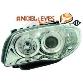 phares Angel Eyes fond Chrome BMW E87