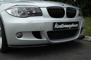 Lame de pare choc avant bmw serie 1 E81 E87 pack M