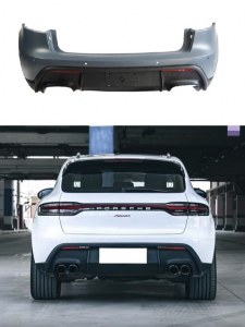 Pare-chocs arrière conversion look 2023 Facelift pour Porsche Macan 95B 2014-2018