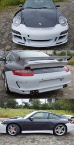 Kit carrosserie look GT3 pour 997 carrera 4S