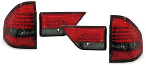 Feux arrières led pour BMW X3 rouge fumé