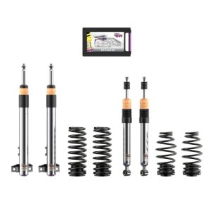 Mercedes 190 W201 suspension combinés fileté KW V3 Classic noir