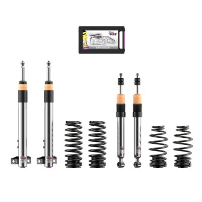 Mercedes 190 W201 suspension combinés fileté KW V3 Classic noir