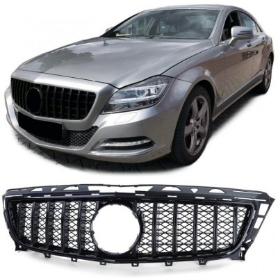 Calandre GT-R AMG Panamericana noir pour Mercedes W218 2011-2014