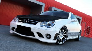 PARE CHOCS AVANT MERCEDES CLK LOOK C63 AMG