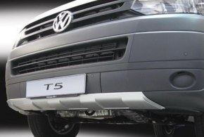 Spoiler avant 'Skid-Plate' Volkswagen Transporter T5 2010-2015 - Argent (ABS