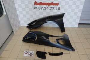 Paire d’Ailes Avant Porsche 981 Cayman / Boxster – Style GT2 / GT3 RS
