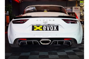 Aileron Becquet de coffre arrière carbone noir brillant A110 / A110S