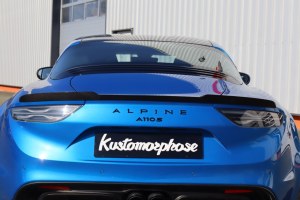 Aileron Becquet de coffre arrière carbone noir brillant A110 / A110S