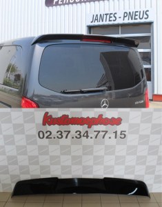 Aileron becquet de toit Mercedes Classe V Vito W447 Noir brillant 