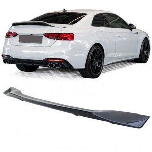 Aileron Becquet Ducktail pour Audi A5 Coupé Sportback à partir de 2016 noir brillant