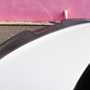Aileron de coffre arrière SOOQOO en fibre de carbone - Compatible avec BMW M5 (G90-G60)