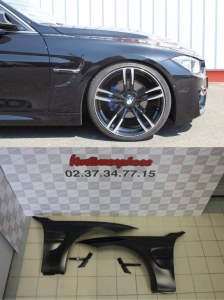 AILES AVANT EN METAL BMW F30 LOOK M3 F80 OU M4 F82