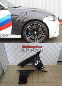 Ailes Carbone GTR BMW F87 M2 et M2 Compétition avec prise d'aire monobloque 