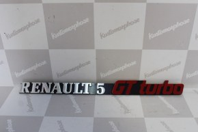 Anagramme logo arrière Renault 5 GT Turbo