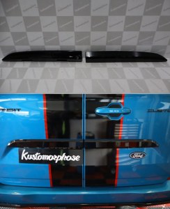 Barre de coffre cache camera noir brillant Ford Transit Custom 2024+