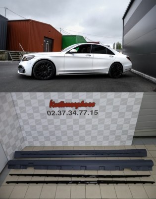 Bas de caisse look AMG S63 Mercedes Classe S W222 version longue