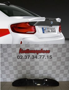 Becquet rajout de coffre carbone M Competion Style pour BMW M2 F87