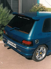 Becquet de toit "ALIEN" Esquiss'Auto pour Renault Clio 1 sans feux de stop 