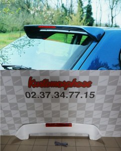 Becquet de toit avec feux stop "Mygale" Esquiss'Auto Peugeot 306