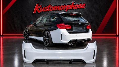 Pare-chocs arrière BMW Série 3 F31 Touring look M2 avec diffuseur