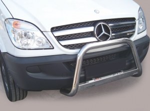 Pare Buffle Avant Inox Noir Mercedes Sprinter 2006-2013