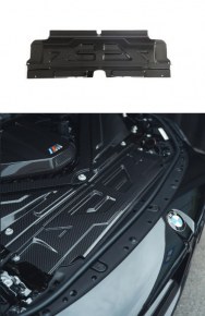 Cache Carbone jonction pare choc moteur pour BMW M3 G80 / M4 G82 / M2 G87