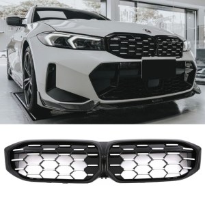 Calandre Diamant Noir et Chrome brillant pour BMW SÉRIE 3 G20-G21LCI 2022+