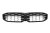 Calandre Diamant Noir et Chrome brillant pour BMW SÉRIE 3 G20-G21LCI 2022+