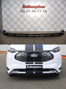 Lame de pare-chocs avant noir brillant Ford Transit Custom SPORT MK2 2023