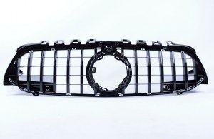Calandre GT-R AMG Full Black pour Mercedes Classa A W177 AVEC TROU DE CAMÉRA 360